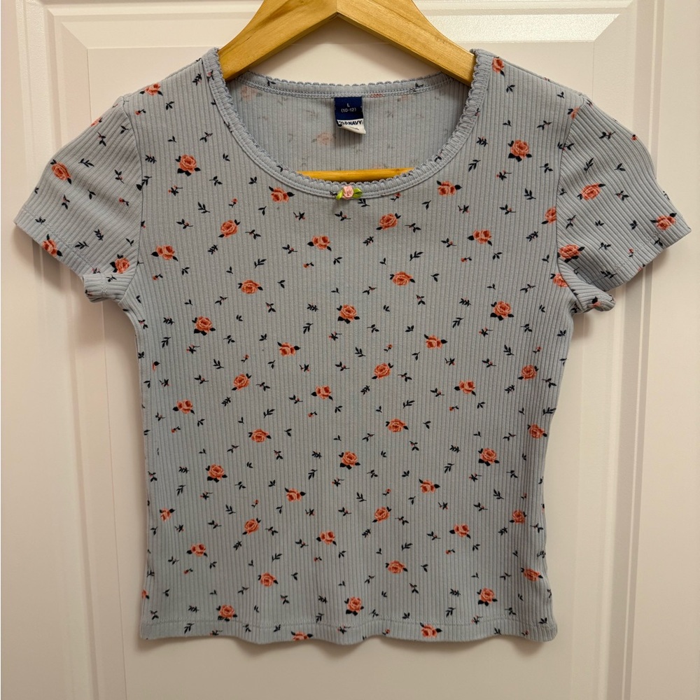 🎀 Old Navy Girls Floral Short Sleeve
